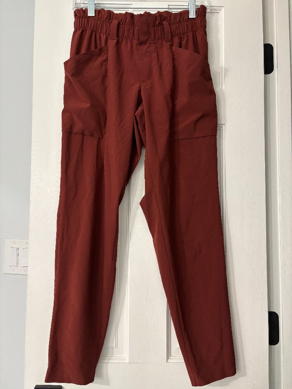 Athleta Skyline Ankle Pants - Rust Red - Size 4